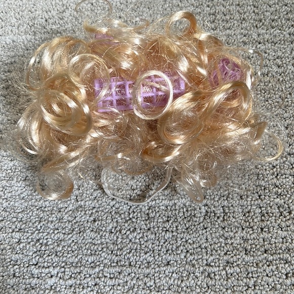 🎃Dog Blonde wig with Curlers - Picture 2 of 4